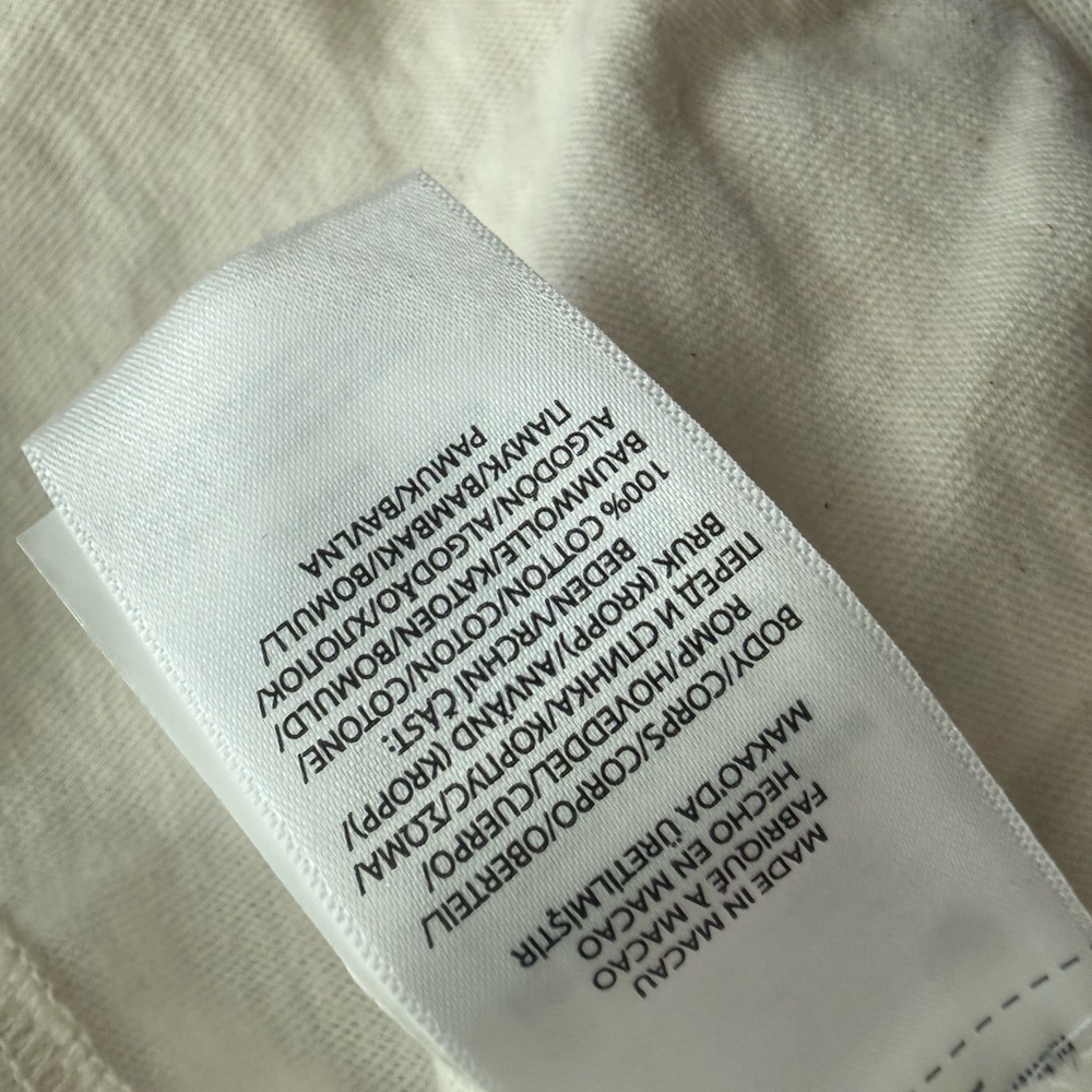 Polo Ralph Lauren Classic Cream Tee - Picture 7 of 8